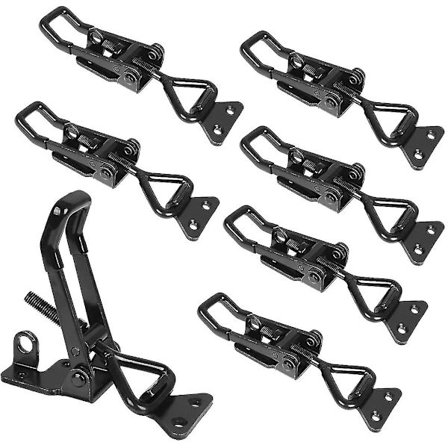 7 stk. Spennlåser, Justerbar Toggle-klemme, Håndtaksslåse