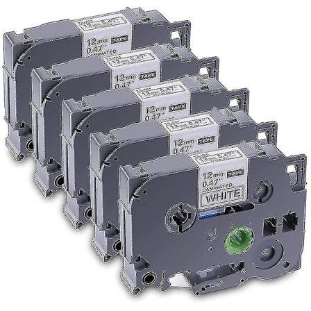 5-pak etiketmaskine tape til Brother Tze-231 -231 lamineret P-press etiketmaskine tape, til model Pt D bedste gave