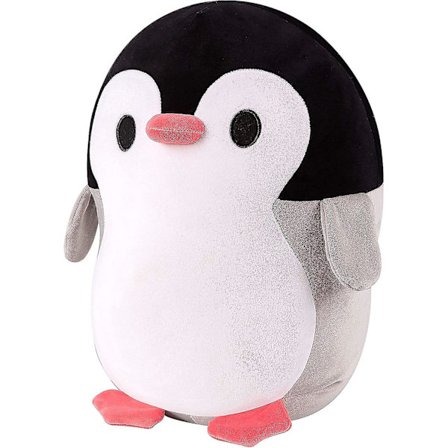 Fyldt pingvin bamse, stor plys pingvin, kæmpe blød plys pingvin, plysdyr søvn