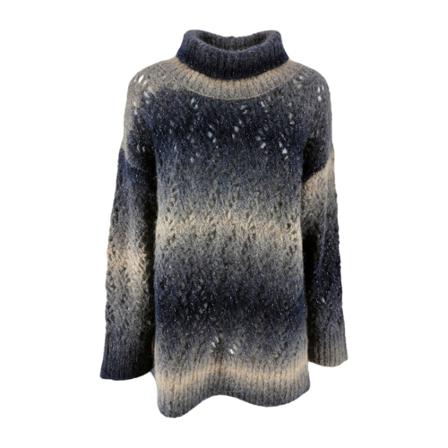 Fabiana Filippi Turtlenecks Blå, Dame Rullekraver