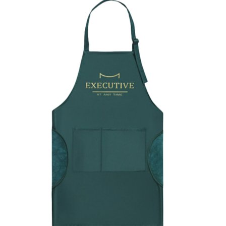 Vedenpitävä esiliina pyyhkeellä Green