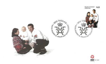 Grønland - Prins Christian - Førstedagskuvert