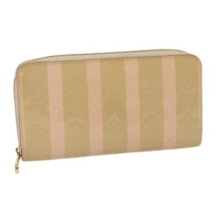 Louis Vuitton Vintage, Pre-owned Leather Wallet Beige, Dames, Maat:ONE Size