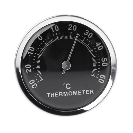 Mini pyöreä 58 mm autolämpömittari autotaloihin toimistoihin työpajoihin ilman akkua