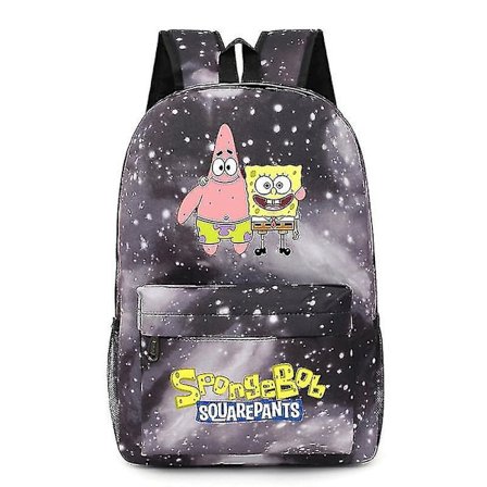 Spongebob Ny Ryggsekk Kawaii Tegneserie Mote Skolesekk Anime Veske Oxford Stoff Barneryggsekker Trendy Studentvesker Gaver-l