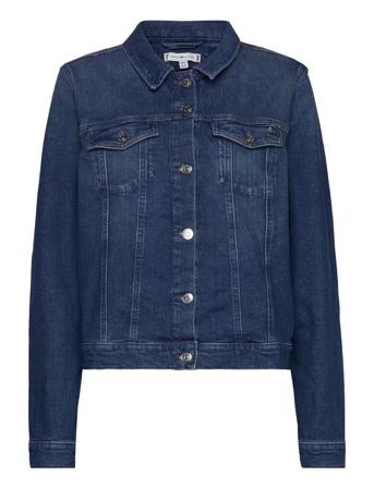 Dnm Slim Jacket Suki Dongerijakke Denimjakke Blå Tommy Hilfiger*Betinget Tilbud