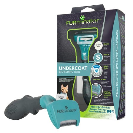 FURminator Deshedding Børste Til Små Katte Kort Pels, Tøj & Bolig, Tilbehør Til Kæledyr, Hundebørster