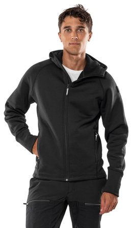 Fristads Outdoor Herr Cobalt Polartec power stretch hoodie, Svart