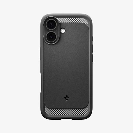 Spigen iPhone 17 Rugged Armor MagFit Case - Matte Black
