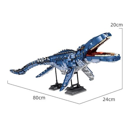 Idéer Dinosaurleker Jurassic Park T-rex Dinosaurverden Byggeklosser Kreative Deformerte Dinosaurklosser Sett Gutteleker Barnegaver Ingen Original Eske