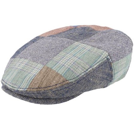 Lierys - Multi flatcap Keps - Kent Patchwork Patchwork Flat Cap @ Hatstore