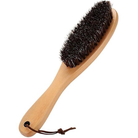 Lint-free Clothes Brush, With Soft Real Hair And Wooden Handle
