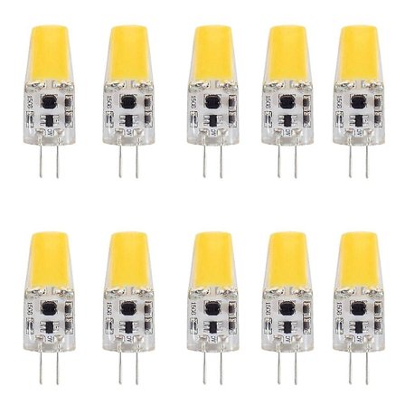 10 stk 4 W LED Bi-pin Lys 400 Lm G4 T 1 LED Perler COB