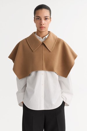 Soft Goat - Woven collar - Schal aus Kaschmir - One Size - Camel