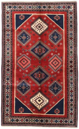 Medallion Small Yalameh Rug 153X251 Wool