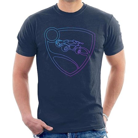 Rocket League Glowing Shield Logotyp T-shirt herr -vuxen, 3xl