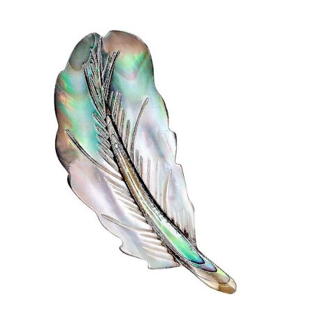 1 stk Brystpinne Fjærformet Pin Elegant Pins Kreative Brystpinne Søte Brosjer Nyhet Brystpinne For Dame Jente