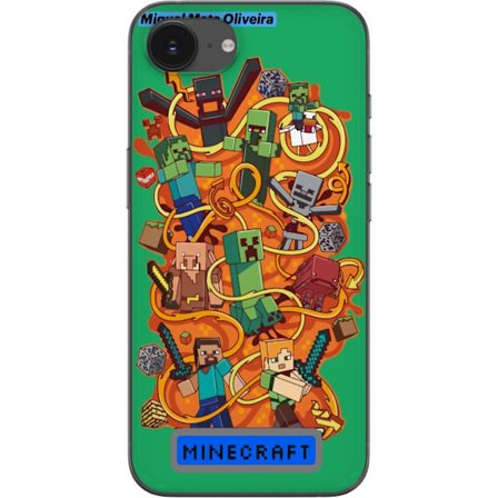 Kompatibelt Mobilskal till Apple Apple iPhone 16e Minecraft