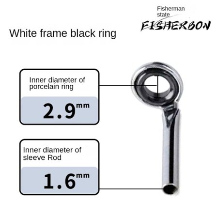 Vavan ohjaussilmukka, keraaminen rengas 1,6 mm 1,6 mm