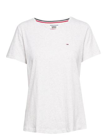 Tjw Soft Jersey Tee T-shirt Top Hvid Tommy Jeans