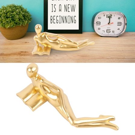 Ajattelijan veistos Moderni abstrakti ajattelijan patsas Käytävä Pöytä Olohuone Hartsi Lukija Tyyli Koriste Lukija