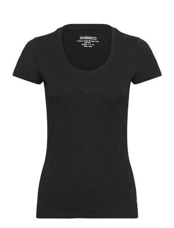 Cn Ss Embellish G Logo Tee GUESS Jeans Black