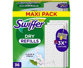 Dry Refill 36 pcs - Swiffer torra refilldukar med doft, 36 st