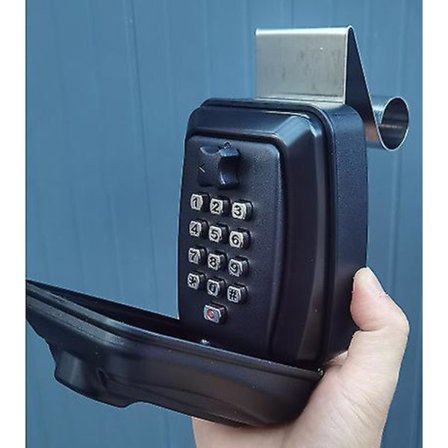 Lack bærbar nøkkelboks for bil, robust vanntett nøkkelboks med stor kapasitet for Turo, Rideshare, Getaround