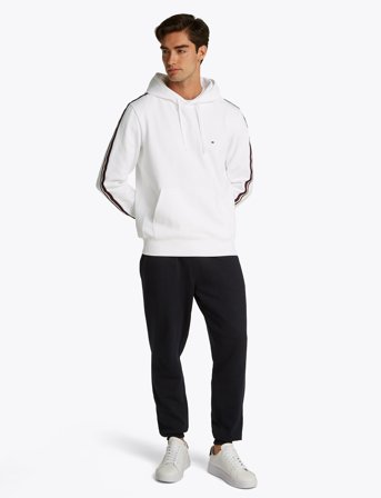 Tommy Hilfiger Global Stripe Hoody - White - S