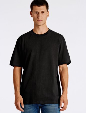 Lindbergh O-Neck Tee Oversize S/S - Black - S