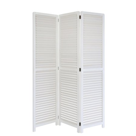 Homestyle4u Rumsavdelare - 3 Delar - 044 Vit - Litenleker