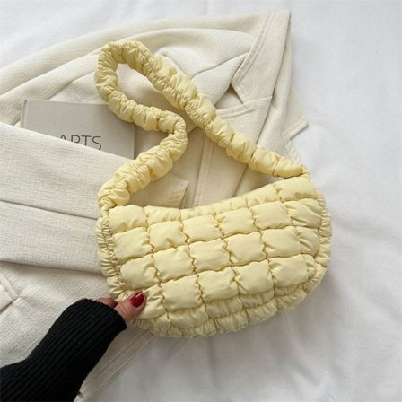 Olkalaukku Puffy Käsilaukku KELTAINEN