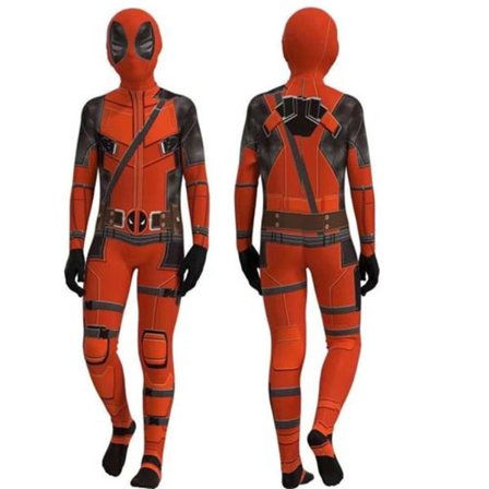 Deadpool Klær Rød Barn Rød L (120-130cm)