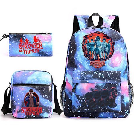 Stranger Things Ryggsäck Skolväska Stranger Things Trio-11