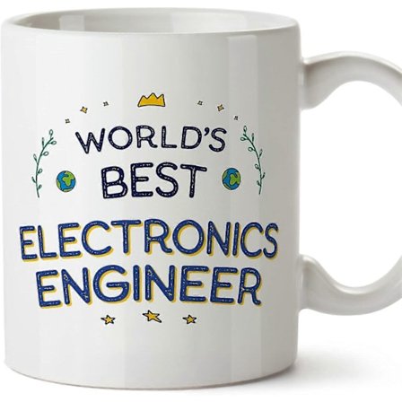 Elektronikkingeniør Kopp Verdens Beste Morsom Gave til Kolleger Keramisk 11oz Kopp