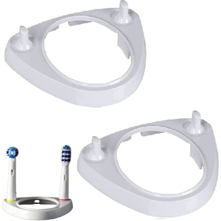 Elektrisk tandborsthållare, elektrisk tandborste stativ, elektrisk tandborsthuvud stöd stativ, elektrisk tandborsthållare (2-pack)