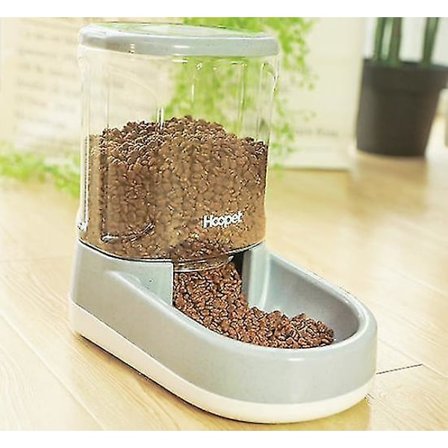 Automatisk Matbeholder for Kjæledyr, Drikkestål for Hund og Katt