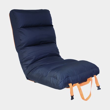 1852 foldesæde Comfy Big, mørkeblå/orange