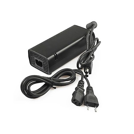 AC-adapter Strömförsörjning med laddningskabel för Xbox 360 Slim konsol 100-240v universell laddare