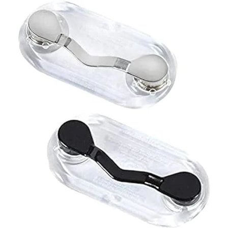 【xj】2 kpl lasienpidike, magneettinen rintakoru, magneettialusta, kuulokkeet, luova