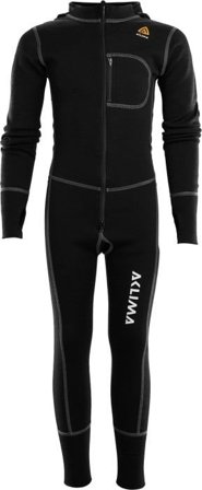 Aclima WarmWool Overall Junior Jet Black