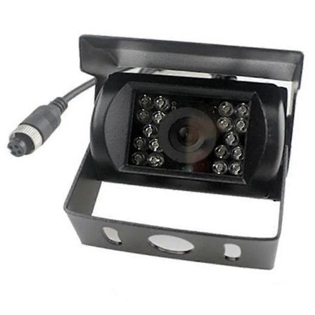 Bileeko Vattentät 18 Led Bil Backkamera Parkeringskamera IR Mörkerseende För 12v 24v Buss Lastbil Husbil Van