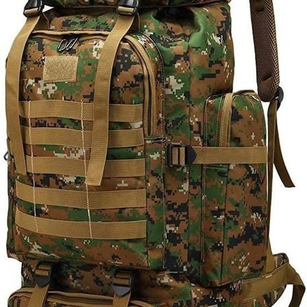 Stor 80L Tursekk Militær Ryggsekk Vanntett Taktisk Ryggsekk