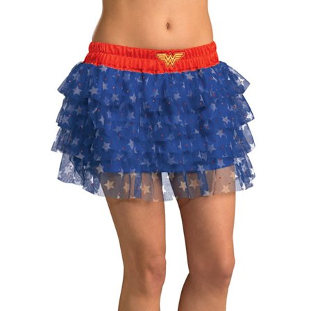 Wonder Woman Damkjol/Damkostym En Storlek Blå/Röd