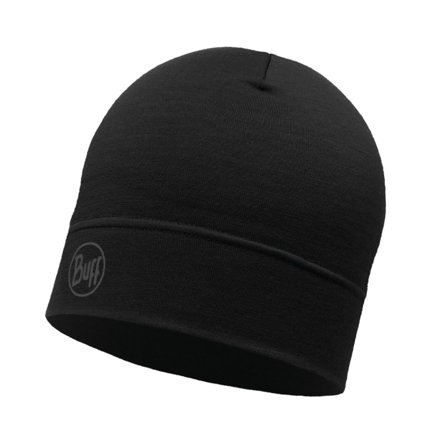 Buff Lightweight Merino Wool Hat Unisex beanies Black OneSize