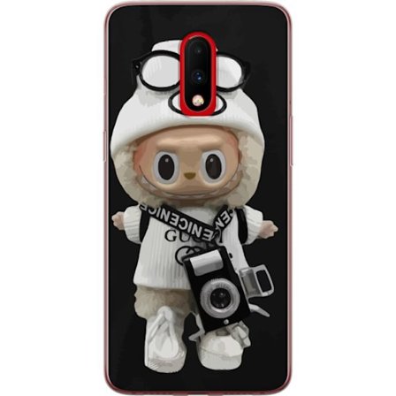 Kompatibel Mobilcover til OnePlus OnePlus 7 Stilfuld designerfigur med kamera og streetwear, legesyg samlerfigur i trendy urban æstetik og minimalist