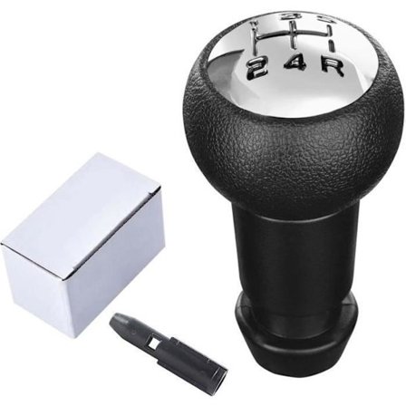 Manuell Växelspaksknopp för Peugeot 106 107 207 301 307 308 / CITROEN C2 C3 C4 Picasso - Svart & Silver