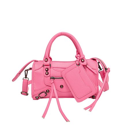 Vintage Dame Taske, Luksus Kvalitet Blødt Læder Håndtaske, Dame Casual Skuldertaske, Forsendelsesemballage pink