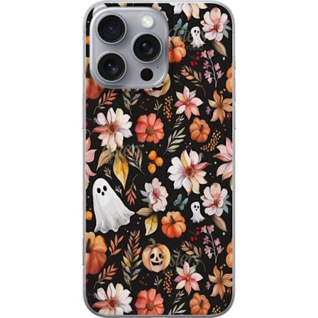 Kompatibelt Mobilskal till Apple Apple iPhone 16 Pro Max Halloween Mönster Pumpa Spöke Maskerad