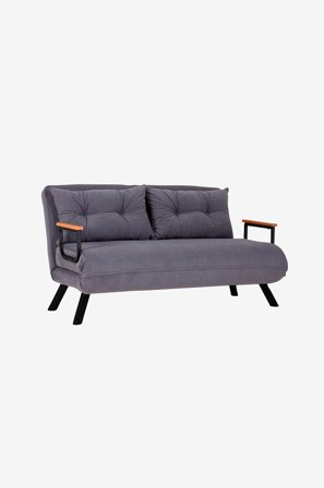 Hanah Home - Sovesofa 2-pers. Sando - Grå - Grå - 2-pers. sofaer - Fra Homeroom